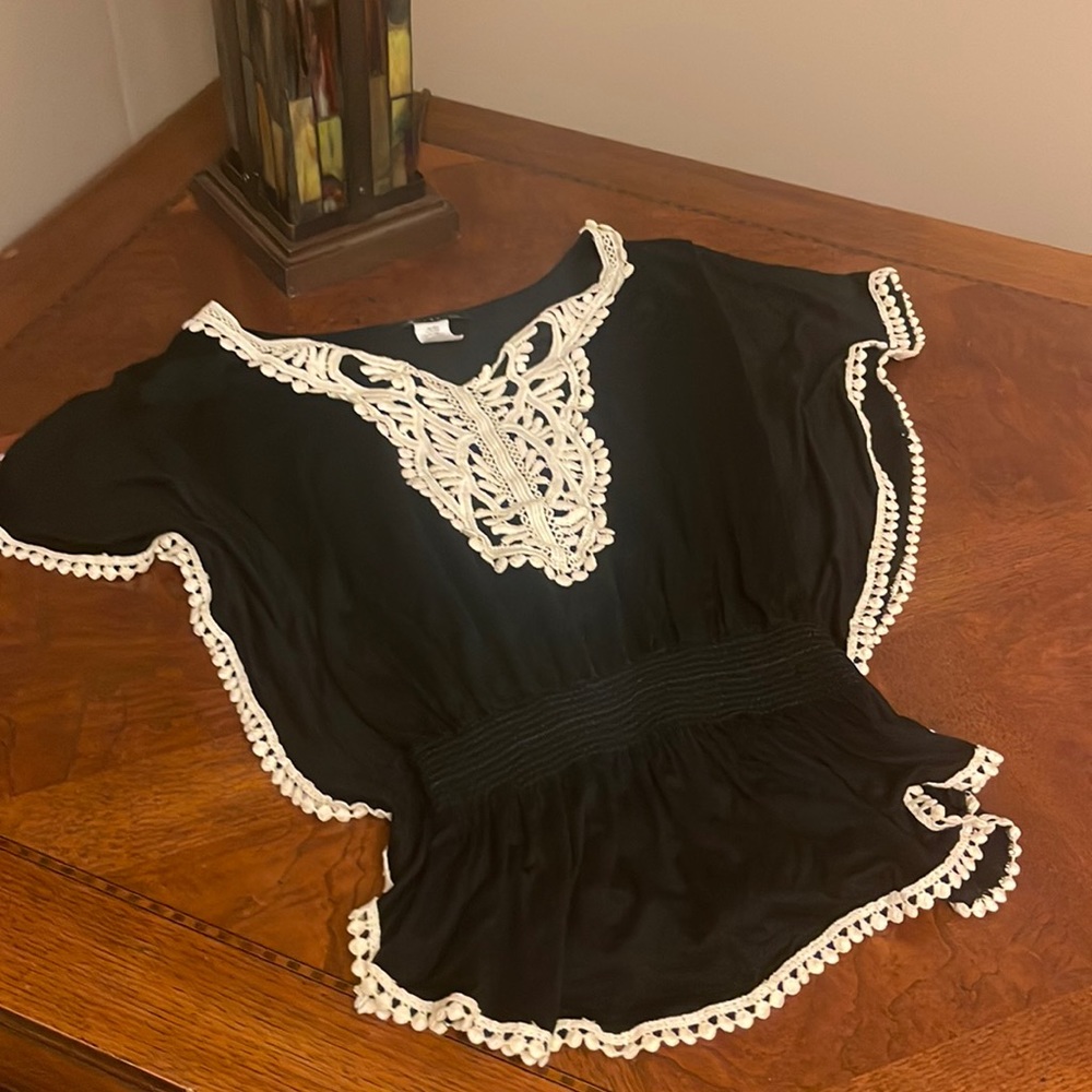 Blouse like cover up or top